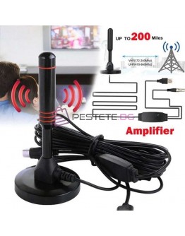 Цифрова антена с усилвател Smart Technology магнитна основа